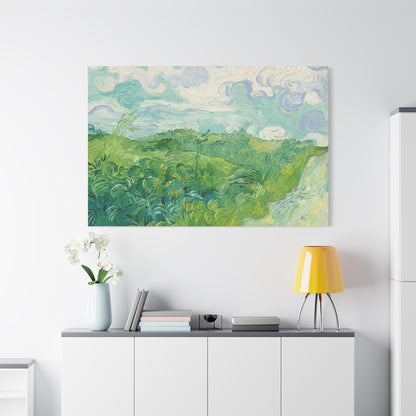 Vincent van Gogh - Green Wheat Fields Fine Art Canvas Print