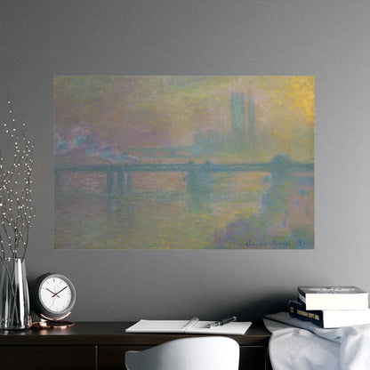Charing Cross Bridge London - Monet Fine Art Poster