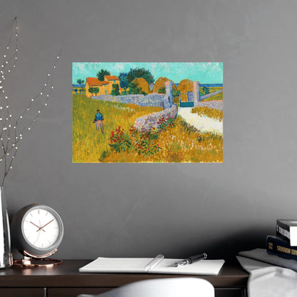 Farmhouse in Provence - Van Gogh Fine Art Poster