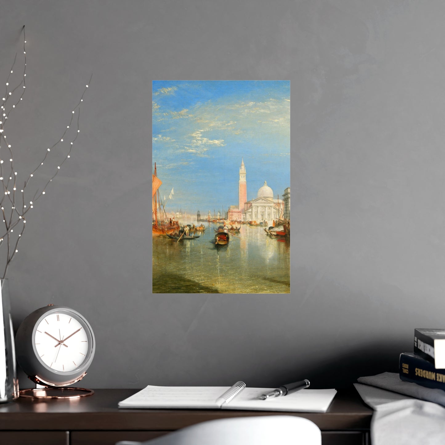 Venice Dogana and San Giorgio Maggiore - Turner Fine Art Poster
