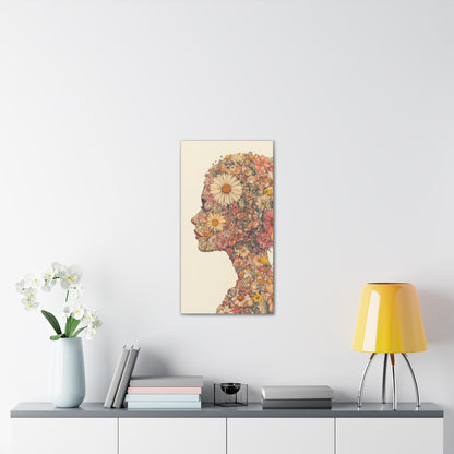 And So She Grew on Canvas