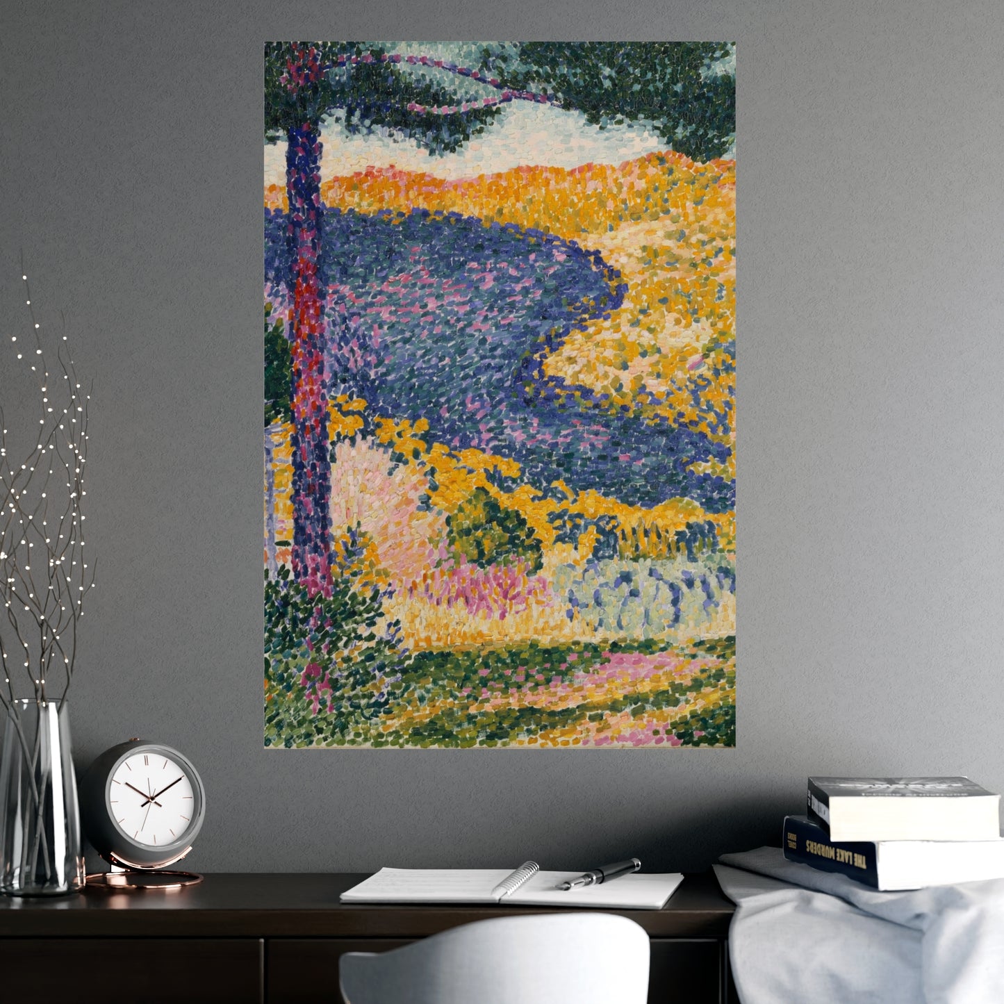 Valley with Fir Shade on the Mountain - Museum Collection - Fine Art Poster