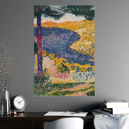 Valley with Fir Shade on the Mountain - Museum Collection - Fine Art Poster
