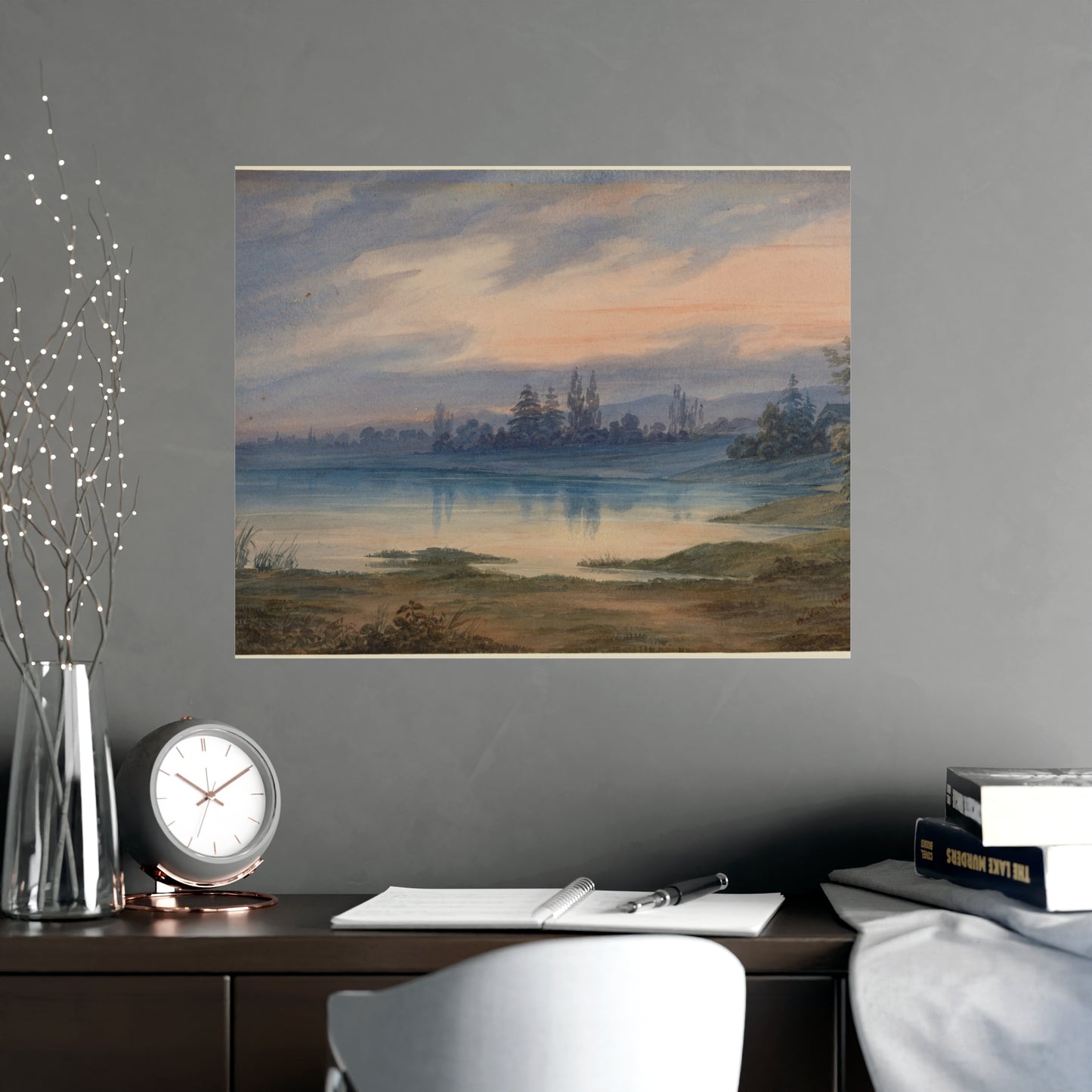 Landscape near Strasbourg - European Pastoral Fine Art Poster