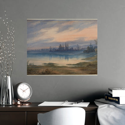 Landscape near Strasbourg - European Pastoral Fine Art Poster