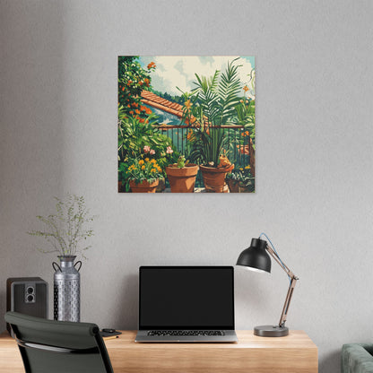 Room with a View - Let's Stay on Vacay Series- Fine Art Print on Canvas