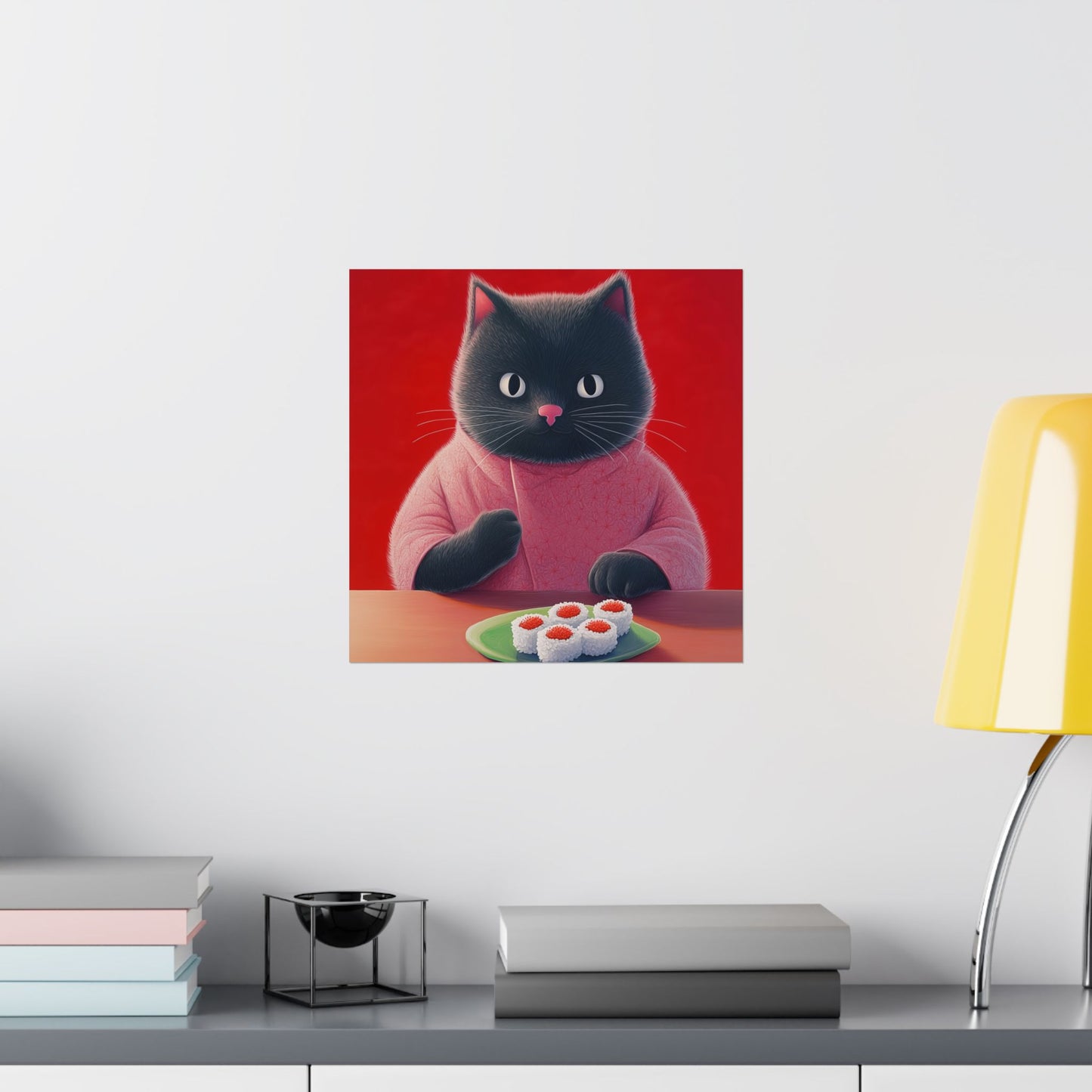 9 Lives Sushi Bar Art Print - Matte Vertical Posters