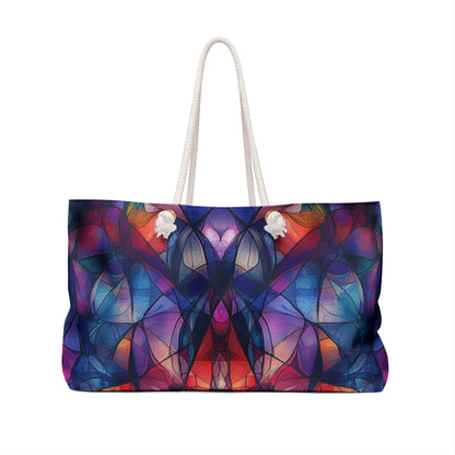 Watercolor Kaleidoscope -  Beach Day Bag - Weekender Bag