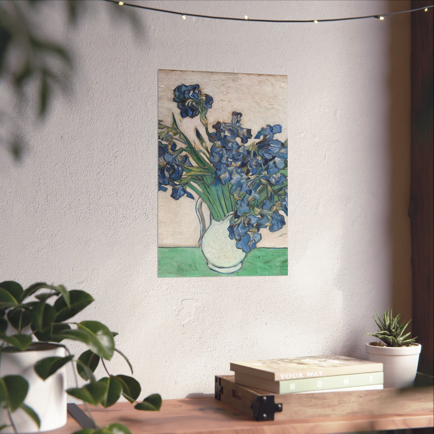 Van Gogh Irises Fine Art Print - Blue Flowers Wall Art