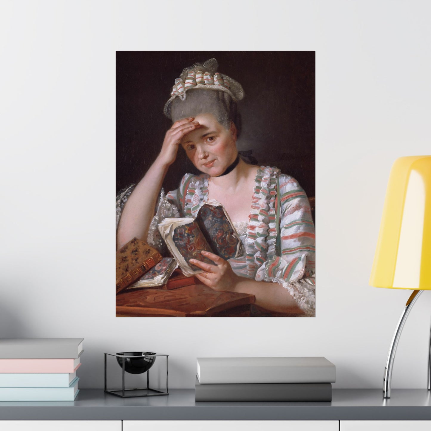 Classic Portrait - Fine Art Print - Matte Vertical Poster - Timeless Literary Woman - Art for Home Décor