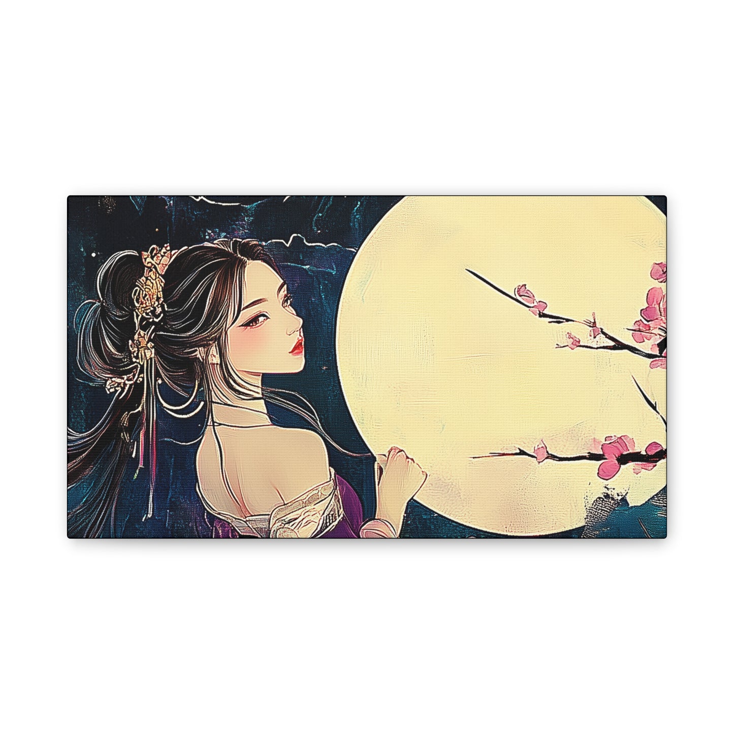 Thinking of You in the Moonlight - Fine Art Print - Wall Art on Canvas