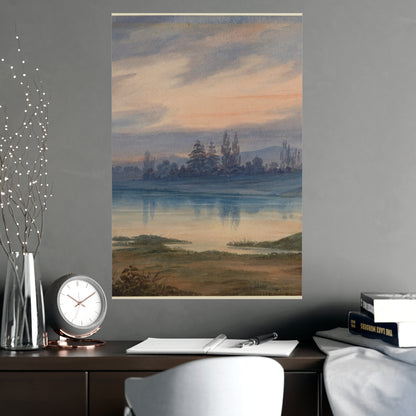 Landscape near Strasbourg - European Pastoral Fine Art Poster