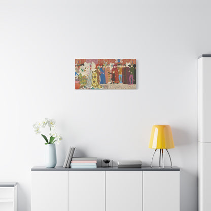 Joan of Arc The Trial Historical Fine Art Canvas Print