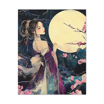 Thinking of You in the Moonlight - Fine Art Print - Wall Art on Canvas