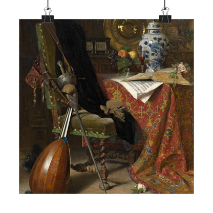 Elegant - Still Life Art - 17th Century Interior Painting - Fine Art Print - Gothic Art - Vintage Fine Art