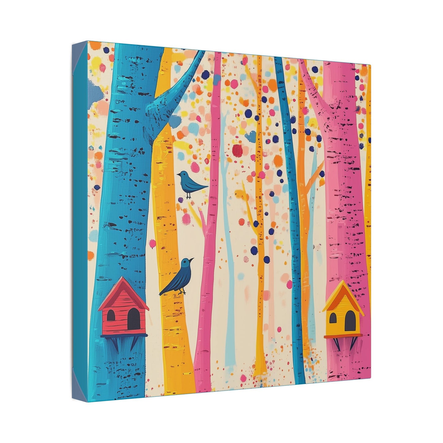 Here for the Birds - Delight in Nature Series - Fine Art Print on Canvas