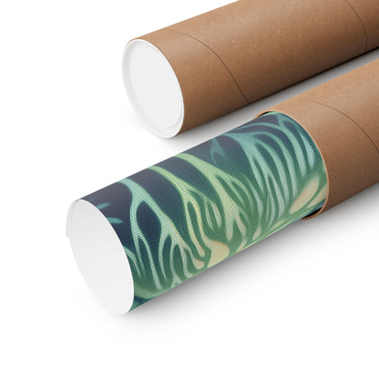 Serene Nature Matte Vertical Poster - Tranquil Forest Design for Home Decor