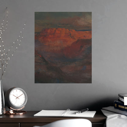 Grand Canyon Afterglow - American West Fine Art Poster