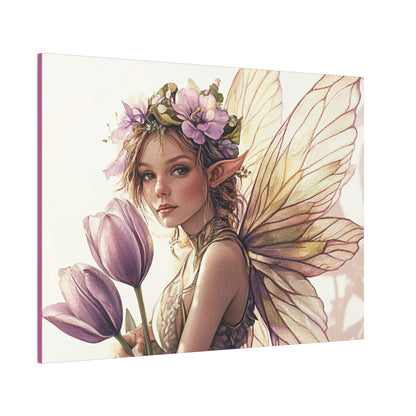 Tuesdays are for Tulips - Flowers & Fairies Collection - Fine Art Print on Canvas
