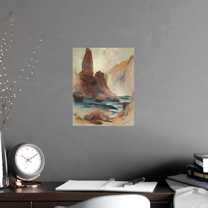 Tower Falls Yellowstone - American West Fine Art Poster