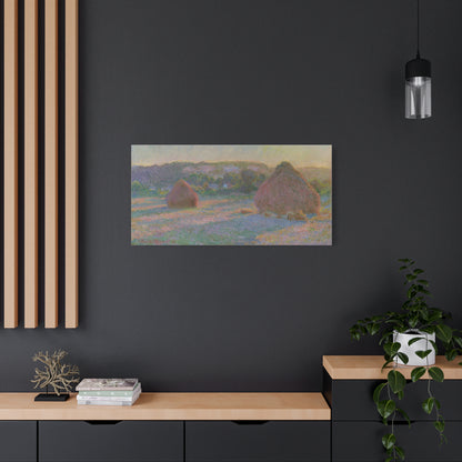 Claude Monet - Fields of Wheat Fine Art Canvas Print