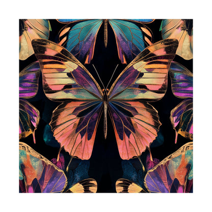 Vibrant Boho Butterflies Fine Art Pint - Matte Poster - Colorful Wall Art for Nature Lovers