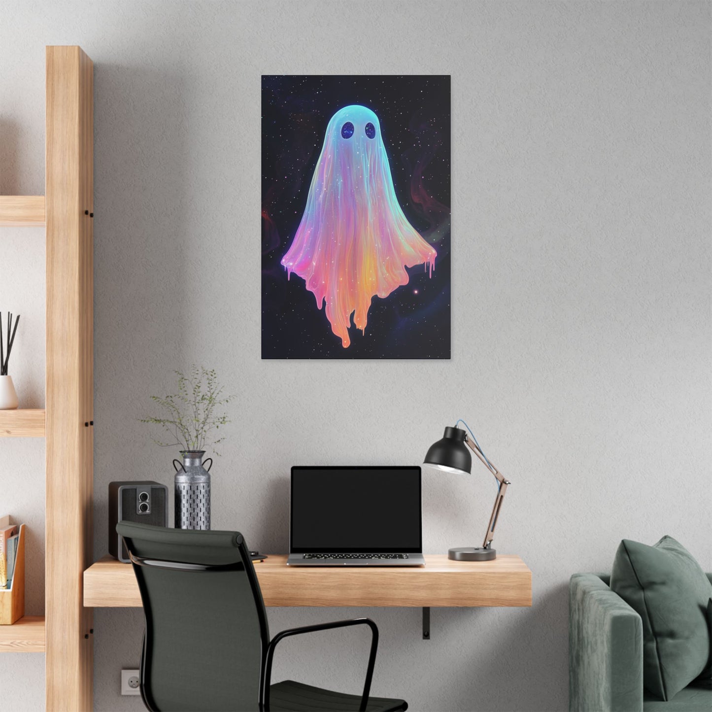 Cosmic Ghost  - Custom Art Print on Canvas