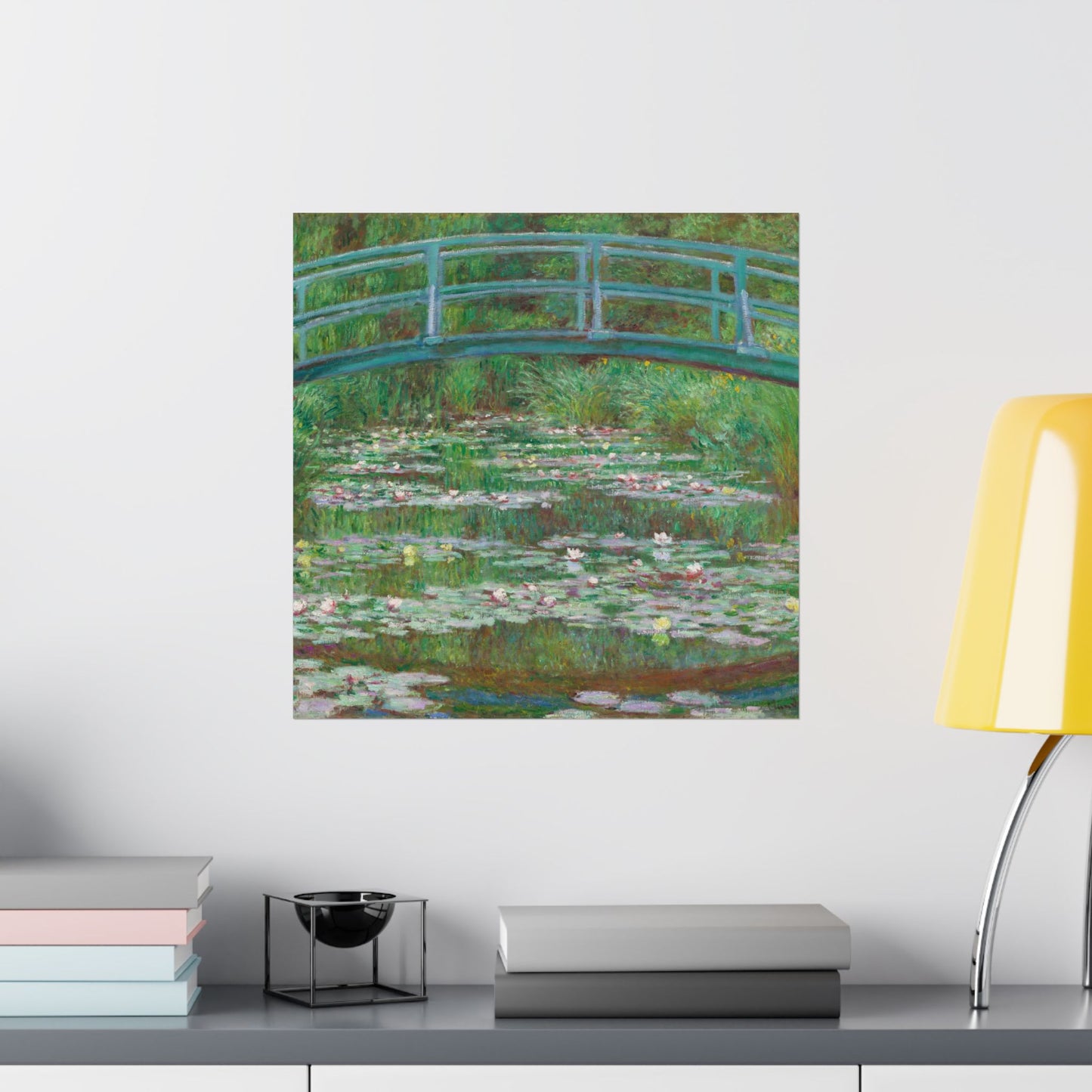 Claude Monet - Japanese Foot Bridge Fine Art Canvas Print