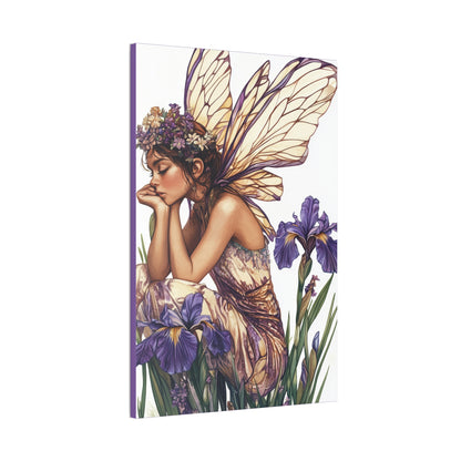 Iris You Were Here - Flowers & Fairies Collection - Fine Art Print on Canvas