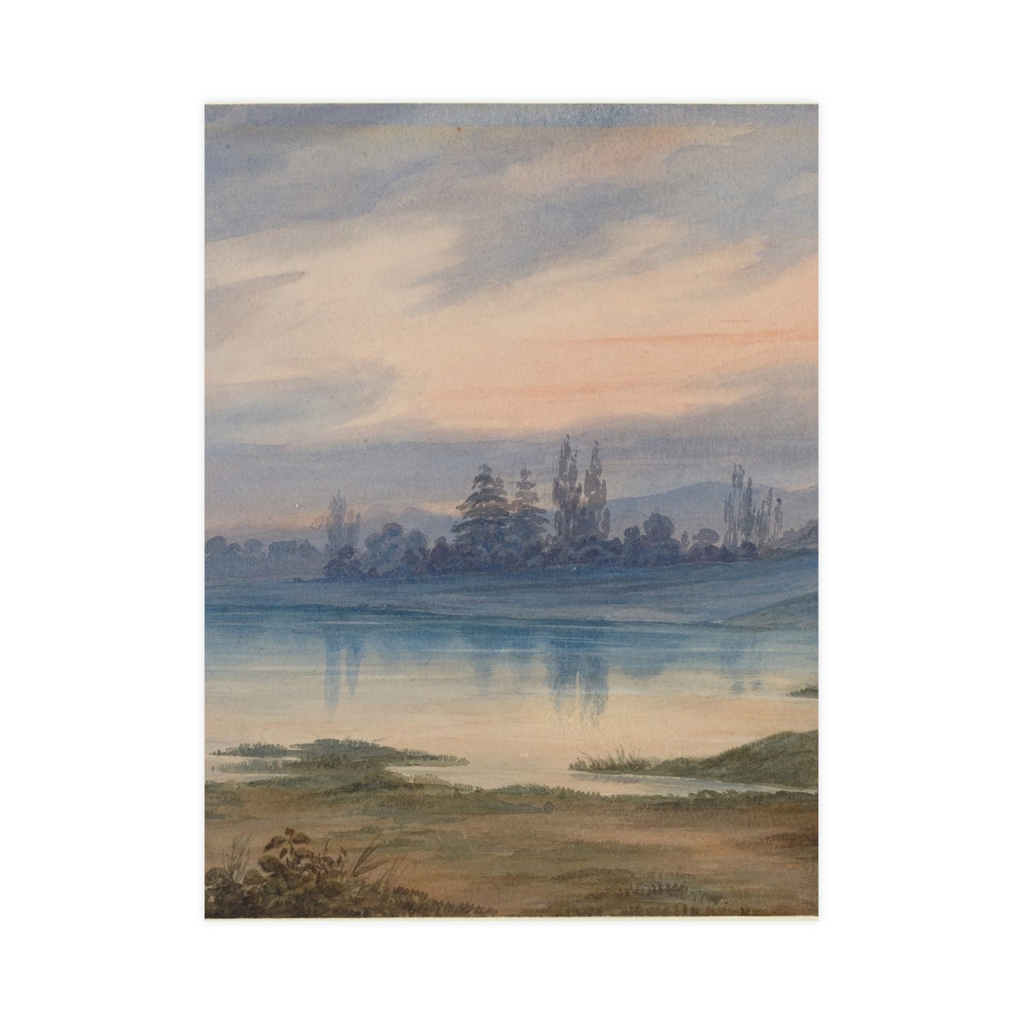 Landscape near Strasbourg - European Pastoral Fine Art Poster