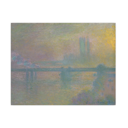 Charing Cross Bridge London - Monet Fine Art Poster