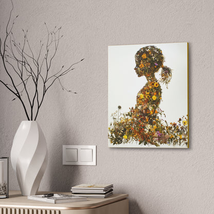Summers Gone By - Wildflowers Fine Art Print on Canvas