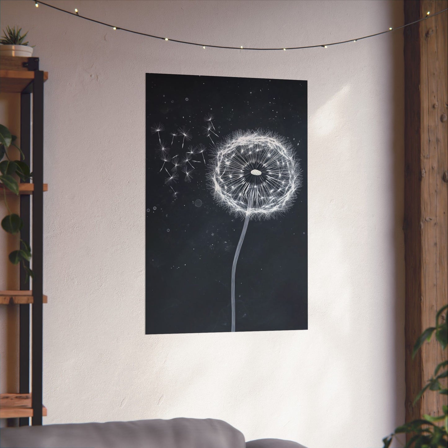 Just Dandy Dandelion Inspirational Fine Art Print