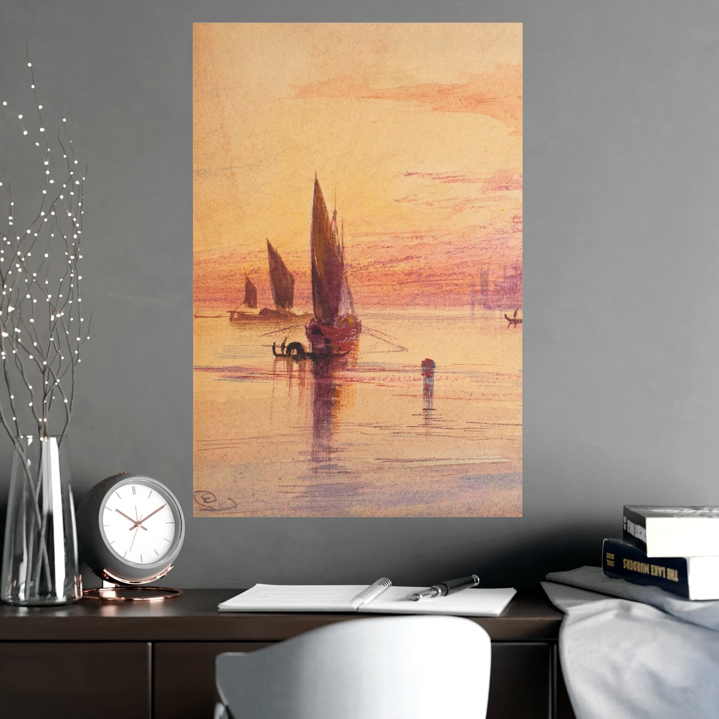 Santa Maria della Salute Venice at Sunset - Fine Art Poster