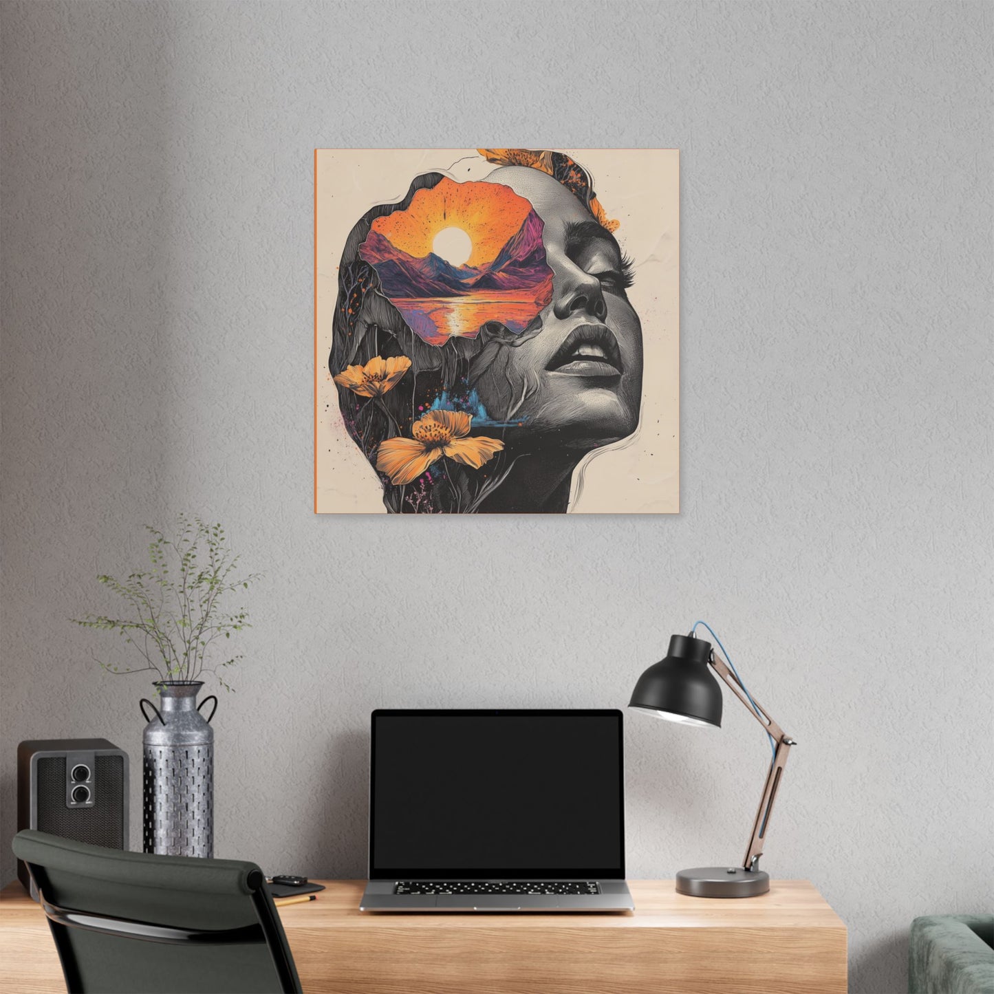 Beauty is in the Eye of the Beholder  - Fine Art Print on Canvas