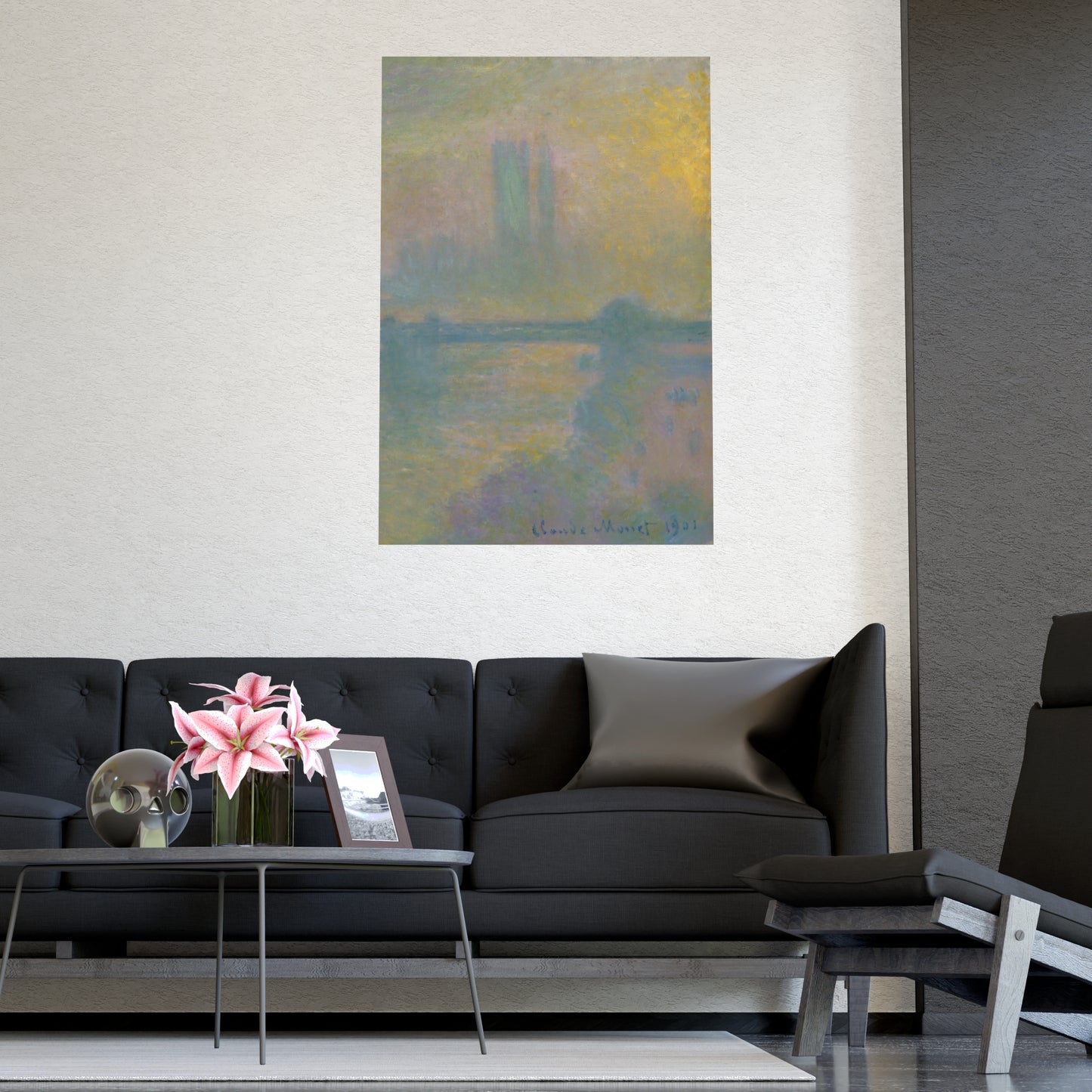 Charing Cross Bridge London - Monet Fine Art Poster