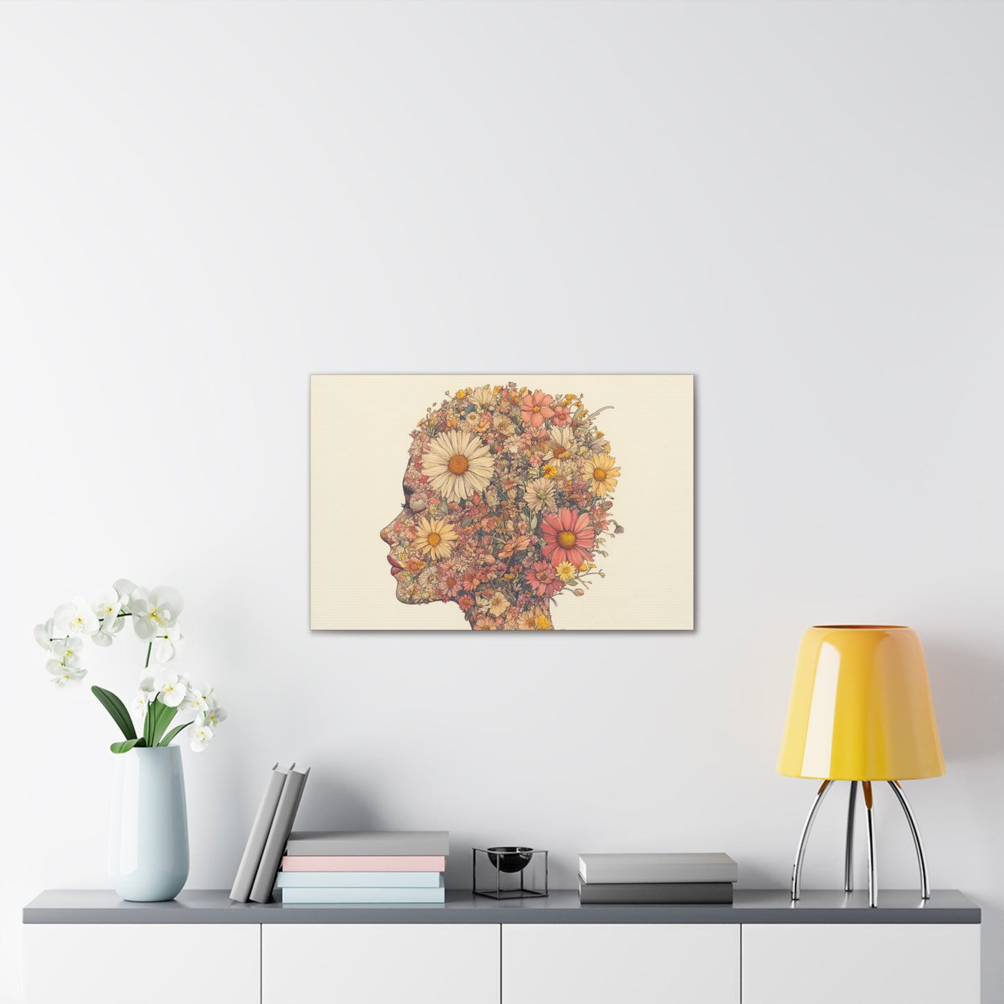 And So She Grew on Canvas