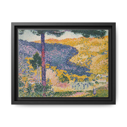 Valley with Fir Shade on the Mountain - Museum Collection - Framed Canvas Print