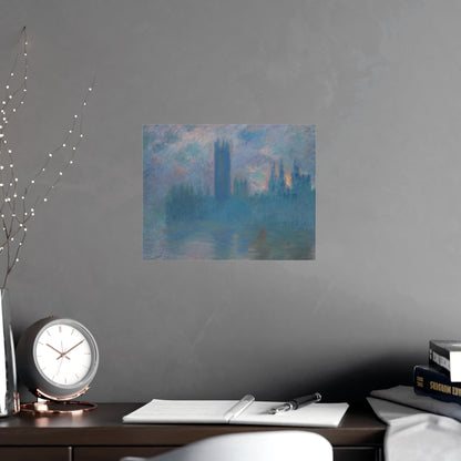 Houses of Parliament London - Monet Fine Art Poster