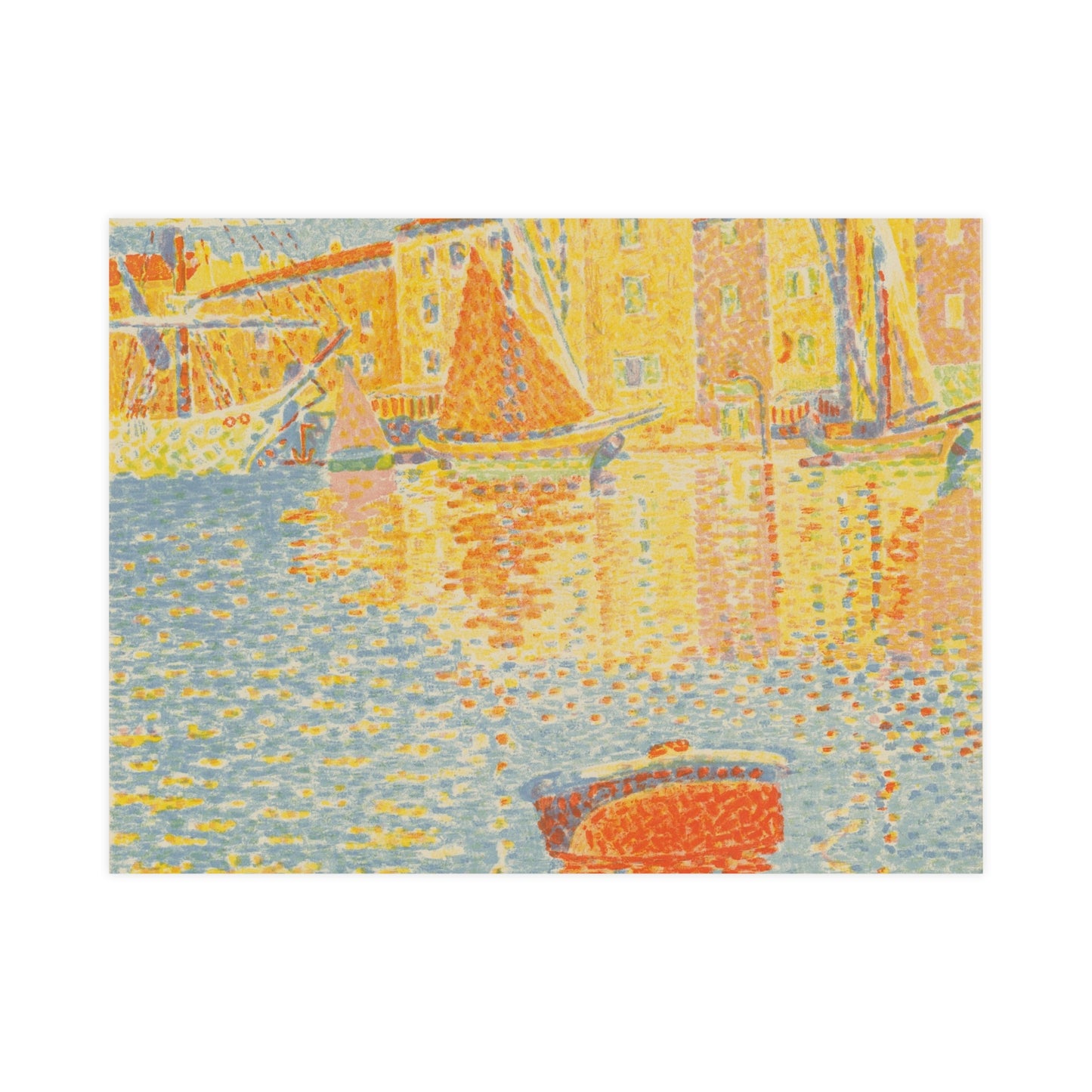 The Buoy La Bouee - Signac Fine Art Poster
