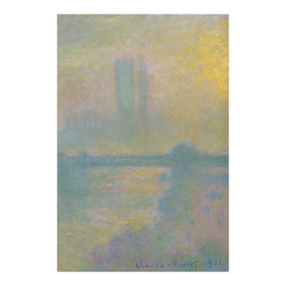 Charing Cross Bridge London - Monet Fine Art Poster