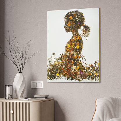 Summers Gone By - Wildflowers Fine Art Print on Canvas