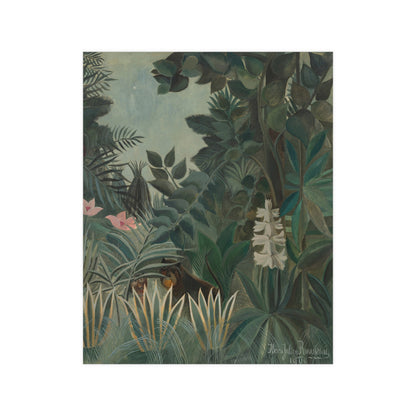 The Equatorial Jungle - Rousseau Tropical Fine Art Poster
