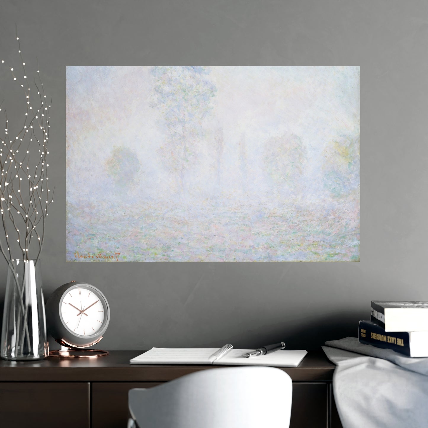 Morning Haze - Monet - Masterworks - Atmospheric Landscape Fine Art Poster