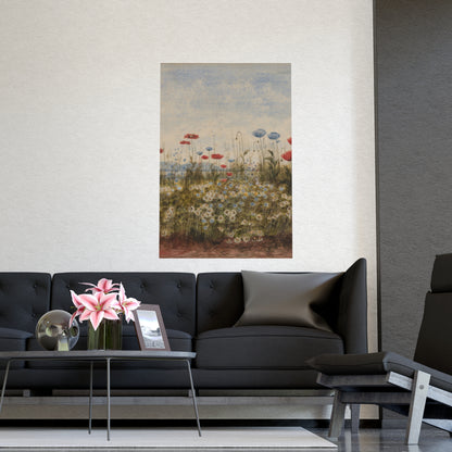 Wildflower Scene - Museum Collection - Fine Art Poster