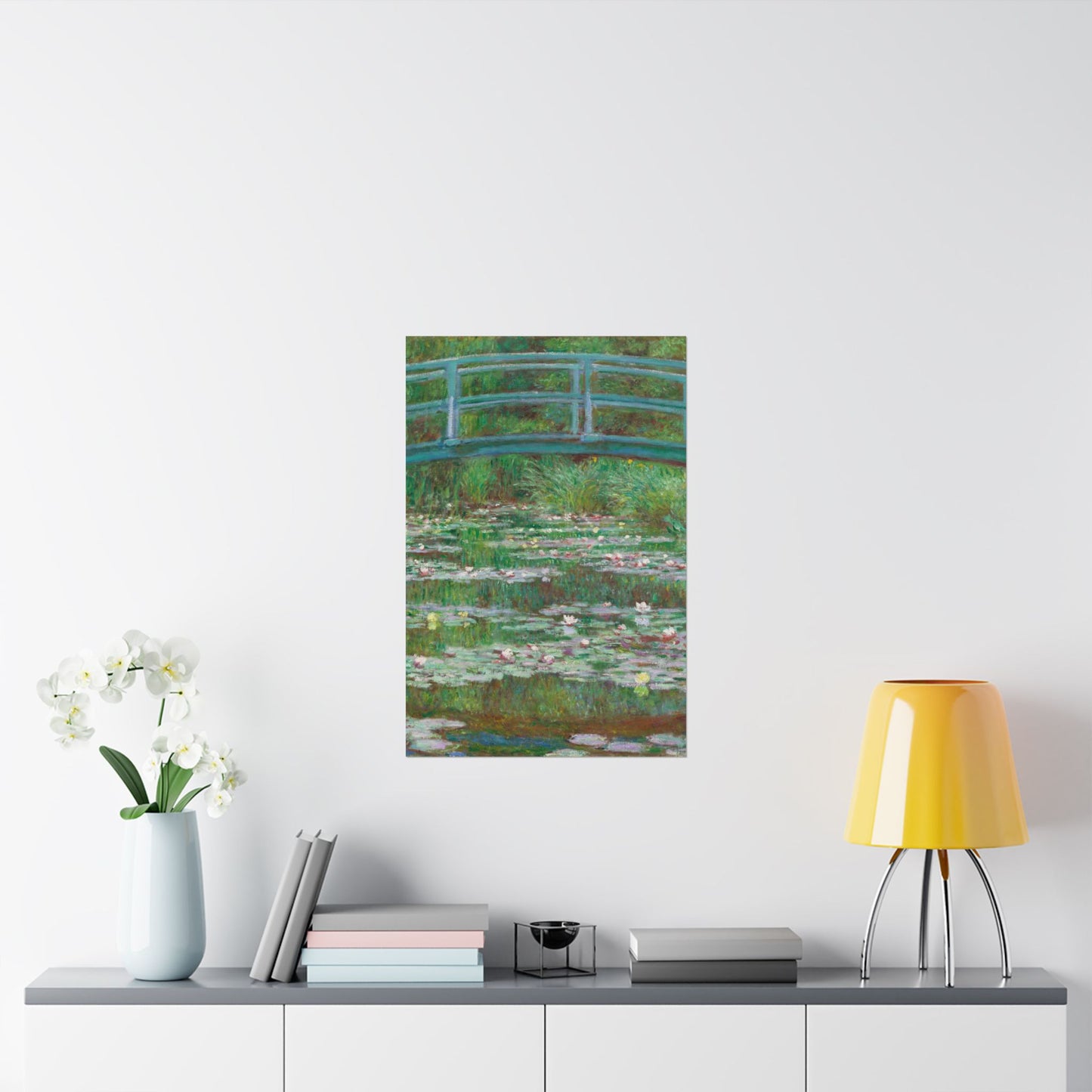 Claude Monet - Japanese Foot Bridge Fine Art Canvas Print