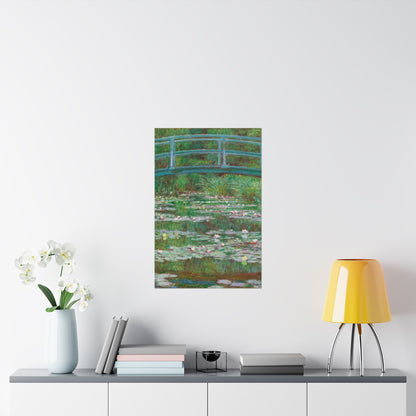 Claude Monet - Japanese Foot Bridge Fine Art Canvas Print