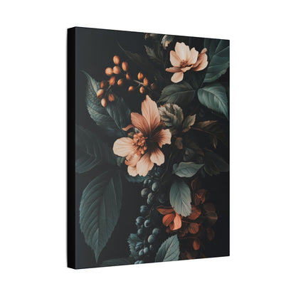 Evergreen Moody Botanical -Secret Garden Series  - Fine Art Print on Canvas