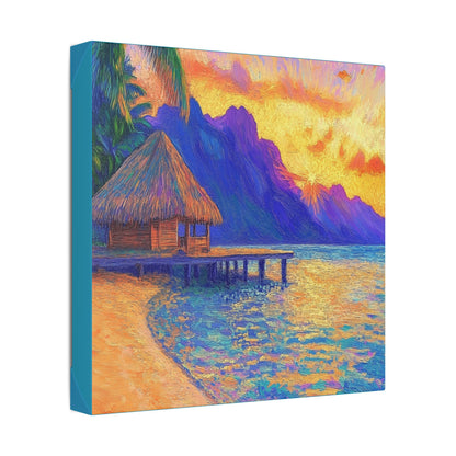 Mornings are Better on Vacation  - Fine Art Print on Canvas