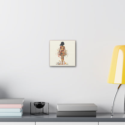 You Belong Among the Wildflowers  - Flower Girl - Print on Canvas